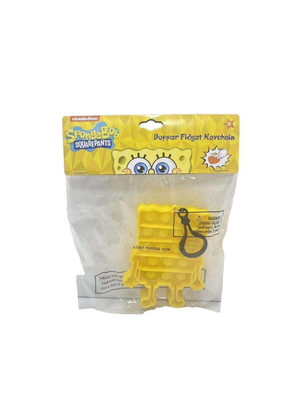 Spongebob Fidget Popper Keychain Nickelodeon SpongeBob SquarePants Toy Accessory